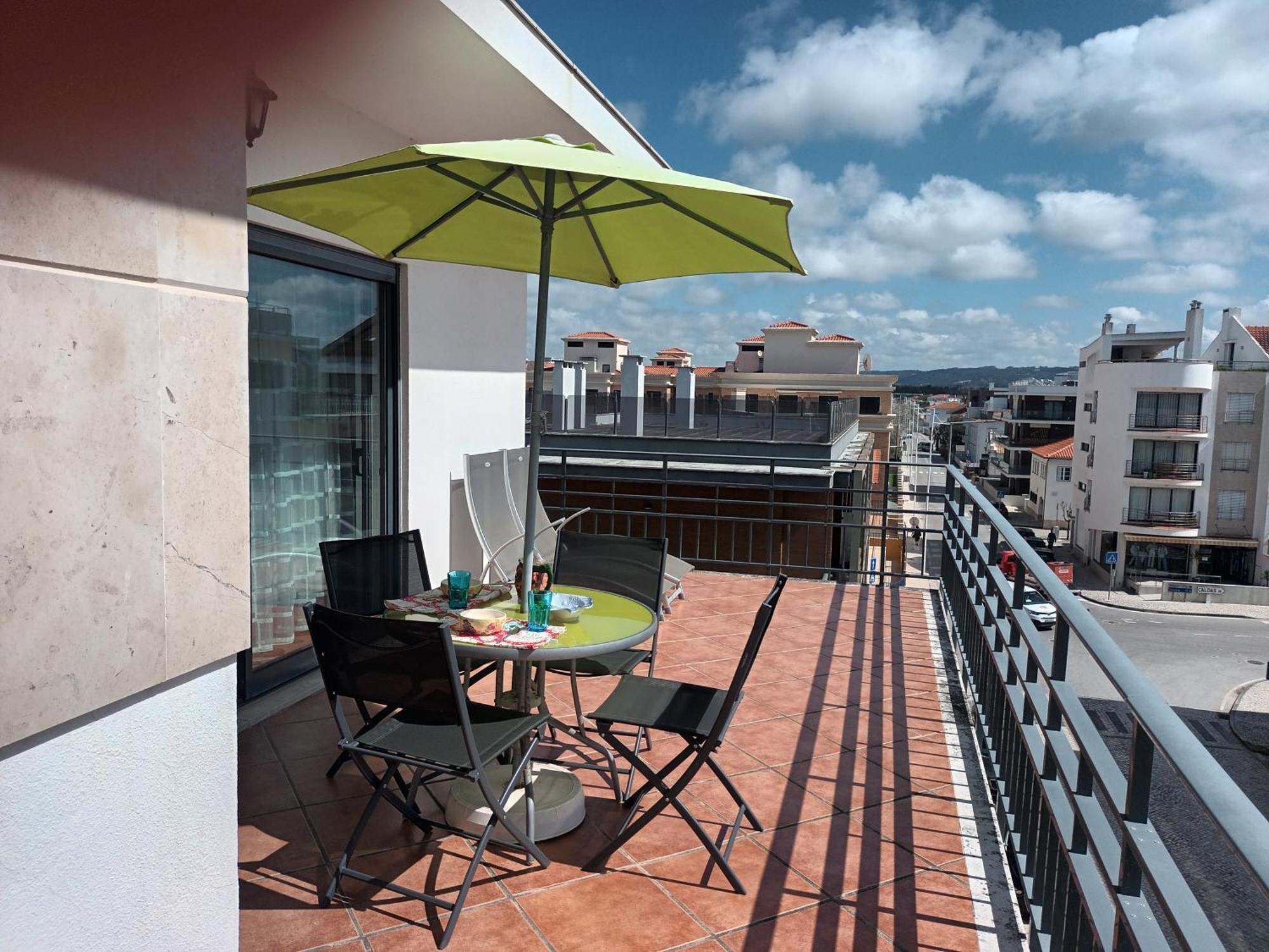 Ferienwohnung Terraco Da Baia São Martinho do Porto Exterior foto